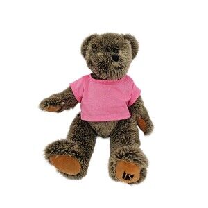 Build A Bear Workshop 1999 Plush Stuffed Teddy Pink Shirt